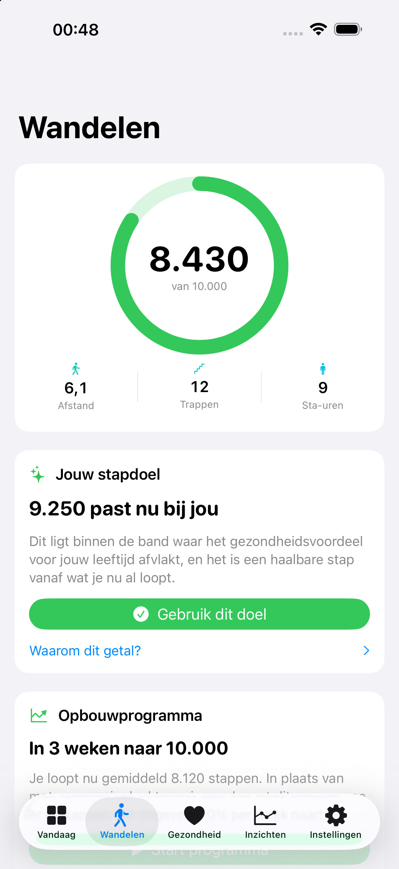 VitalTiles — een stapdoel dat bij jou past